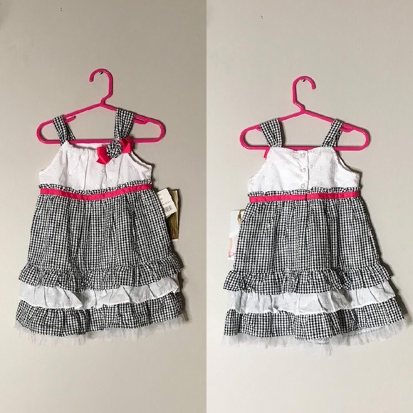 Beautiful Checkered Ruffle Dress - Picture 1 of 1